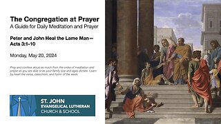 Peter and John Heal the Lame Man—Acts 3:1-10