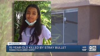 Suspect arrested after teen killed by stray bullet in Phoenix