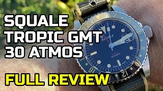 Squale 30 Atmos TROPIC GMT [REVIEW] I LOVE This Watch!!!