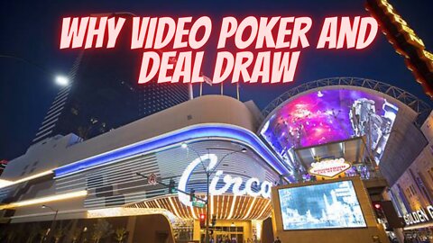 Video Poker or slots w/Bigkats poker & deal draw