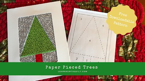 Paper Pieced Trees