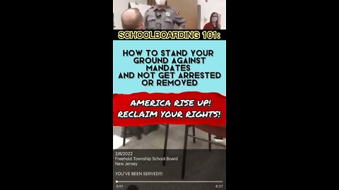 How to stand your ground against mandates!