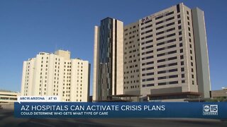 Arizona hospitals can activate crisis plans