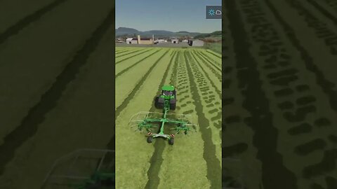 Lines In The Grass Farming Simulator 22 #shorts