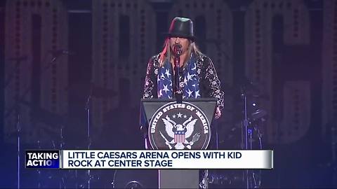 Little Caesars Arena opens with Kid Rock at center stage