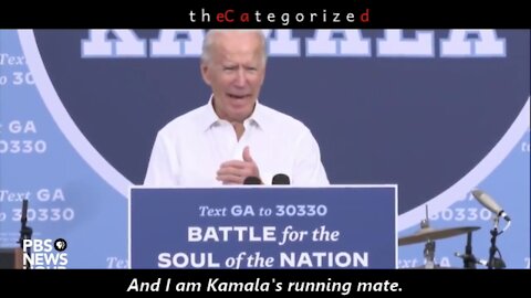 Does Sleepy Joe Biden campaign FOR Kamala Harris?