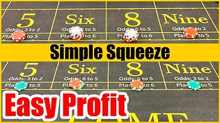 Easy $84 Profit on $15 Table (Craps Strategy)