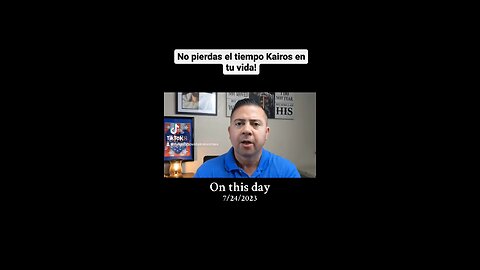 No pierdas el kairos de Dios para tu vida!