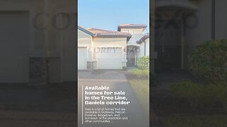 Available homes for sale in the Tree Line, Daniels corridor