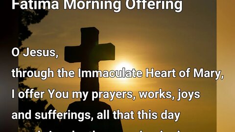 Fatima Morning Offering