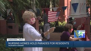 Nursing homes hold parades for residents in Palm Beach Gardens