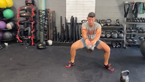 Flow Friday: (Kettlebell Low Squat Position Swings)