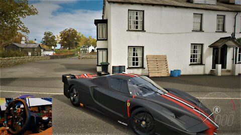 FXX 2005 Ferrari Engine braking Forza Horizon 4 ( Logitech G29 )