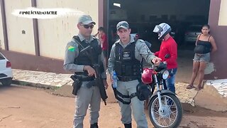 FORAGIDO É PEGO EM MOTO ROUBADA