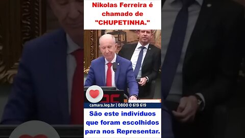 Nikolas Ferreira é chamado de chupetinha #shorts