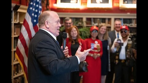 Tom Homan speech Legacy PAC event 3-2-23 DC : Angie Wong , Stan Fitzgerald , Jared Craig