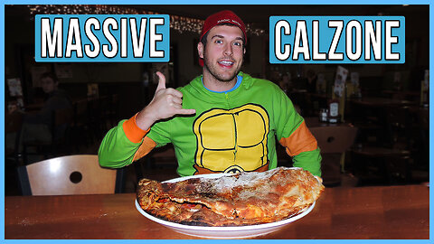 STUFFED Calzone Challenge w/ Hamburger, Pepperoni, Sausage, & MORE!!!