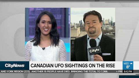 UFO Sightings On The Rise [Canada Sighting] Real Footage! Ufo News