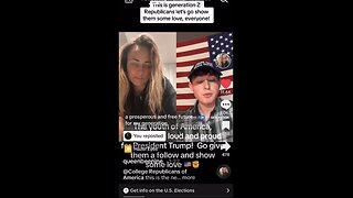 Captioned - Generation Z Republicans speak out for Trump 2024