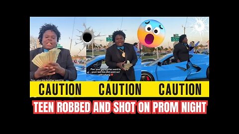 Teen Gets R0BBED and SH0T On PROM NIGHT After Flashing Money 💰