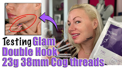 Testing Glam Double Hook 23g 38mm Cog Liftin Threads from Glamderma| Code Jessica10 Saves you Money!