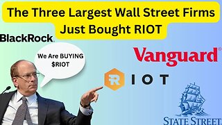 Wall Street Is Buying RIOT, MASSIVE Upside Ahead!