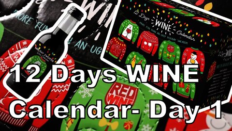 Day 1 Sam's Club 12 days of wine Christmas wine sampler review