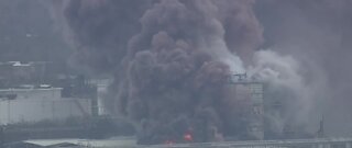 Fire breaks out at a chemical plant in Louisiana