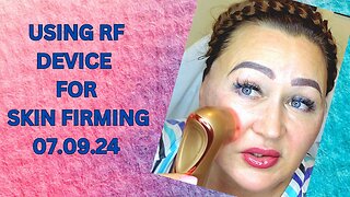 Using RF DEVICE to help firming the skin 07.09.24 #rftreatments #pdothread #skincaretips