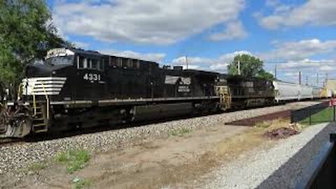Norfolk Southern Manifest Mixed Freight Train from Fostoria, Ohio August 30, 2020