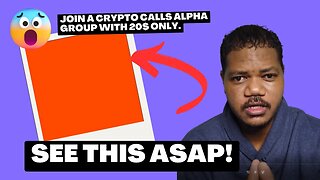 Looking For 100 People Interested In Crypto Alpha Calls. Get This NFT At 20$ Only & Join The Group.