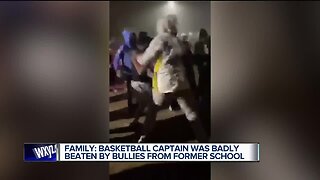 Family: Basketball captain was badly beaten by bullies from former school