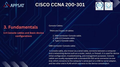 3 4 Console cables and Basic device configurations