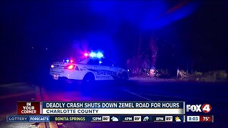 Single car crash on Zemel Road takes the life of Punta Gorda woman