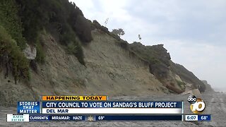 Del Mar City Council to decide on project repair bluffs