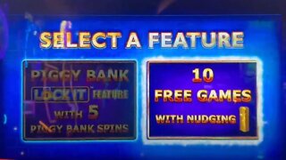 Midday BONUS Video - Piggy Bankin' $75 Free Spins! Circa Resort & Casino!Jackpot Hand Pay!