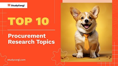 TOP-10 Procurement Research Topics