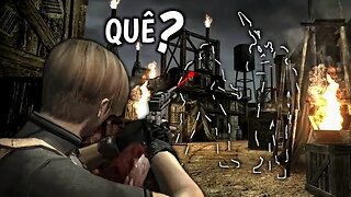 RESIDENT EVIL 4... mas SEM LASER e GANADOS são INVISÍVEIS (ilha)