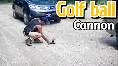 Golf Ball Cannon!!!