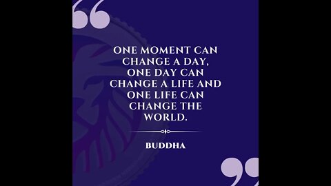 Everything can change , in a Split Second | Morning Motivation | Buddha