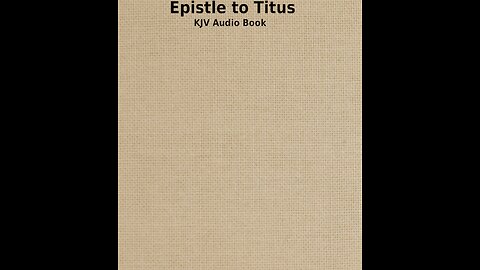 Titus - Ch 1 - KJV