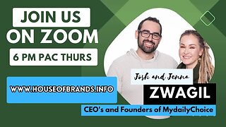 The Future of Network Marketing is MyDailyChoice Join Jenna and Josh Zwagil tonight. #love #business