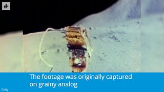 AI Upscaled Lunar Rover Footage