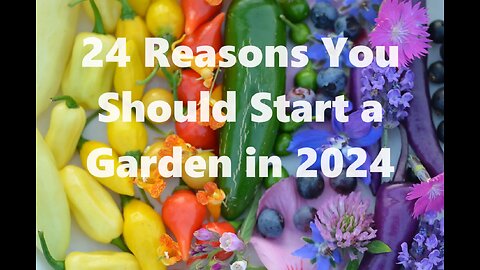 24 Reasons You Should Start a Garden in 2024 (Media Monarchy audio segment)