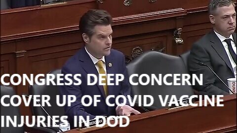Bombshell Congress Raised Deep Concern About Cover-Up of Covid Vaccines Injuries in Department Defense