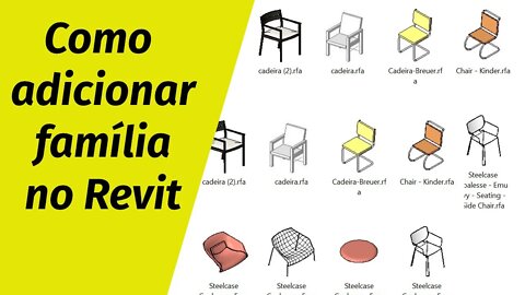 Como adicionar família no Revit?