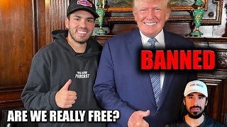 Trump Nelk Boys Podcast BANNED By YouTube! Are We Fighting Russia Or Becoming Russia?