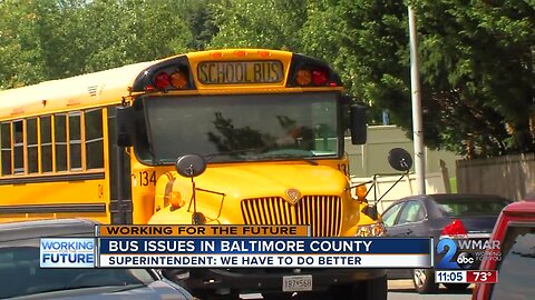 Bus issues in Baltimore County