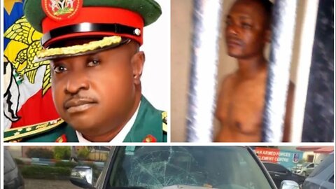 Drunk soldier crushes Army General to death in Lagos.