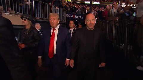 DONALD TRUMP AT UFC295